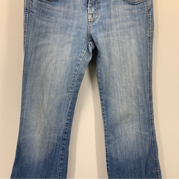 7 For All Mankind Womens 27 Jeans A Pocket Bootcut Low-rise Stretch Light - Picture 4 of 14